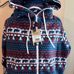 Chubbies The Weekend Has Arrived The Woodland Hooded jumpsuit Romper Sz XXL